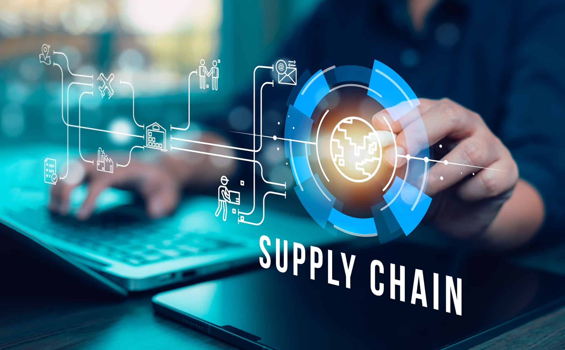 Digitale Supply-Chain-Darstellung | Luftpolstermaschine