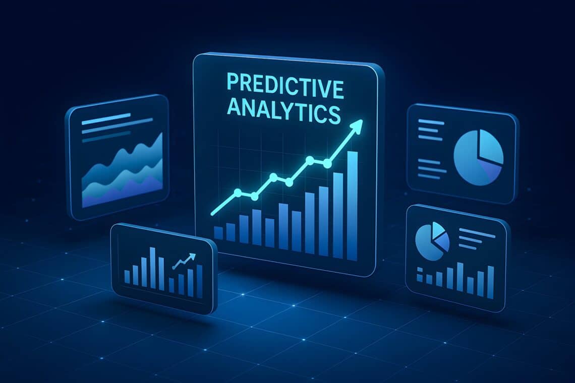 Dashboard mit Predictive-Analytics-Grafiken und Charts | ML Ops