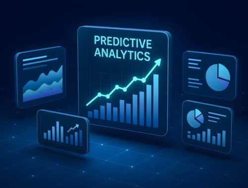 Dashboard mit Predictive-Analytics-Grafiken und Charts | ML Ops